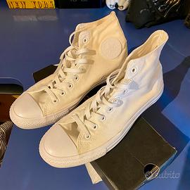 Converse bianche outlet 43