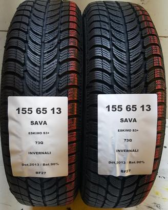 2 GOMME 155 65 13 SAVA BF27