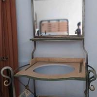 mobile bagno in ferro battuto 