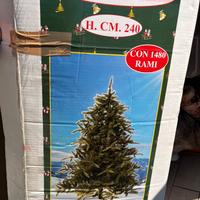 Albero di natale abete siberiano h 240 - 1480 rami