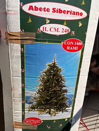 Albero di natale abete siberiano h 240 - 1480 rami