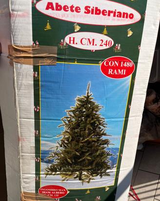 Albero di natale abete siberiano h 240 - 1480 rami