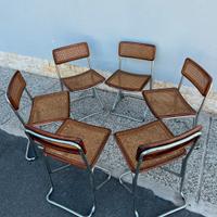 Raro set sedie a sbalzo anni 60.