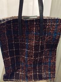 Borsa Donna in tessuto Tweed firmata 