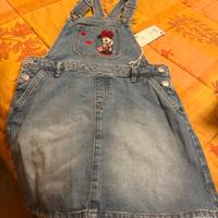 Salopette jeans minnie