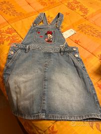 Salopette jeans minnie