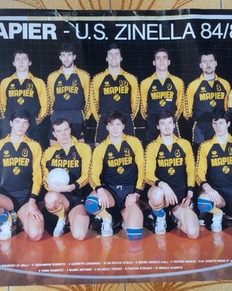 Poster Zinella pallavolo Bologna - Vintage