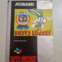 manuale Gioco Super nintendo Tiny Toon Buster SNES