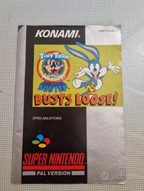 manuale Gioco Super nintendo Tiny Toon Buster SNES