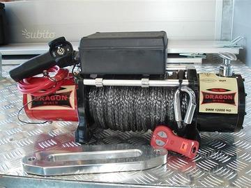 Verricello 12000Lb 12V Dyneema 6,8HP Dragon Winch