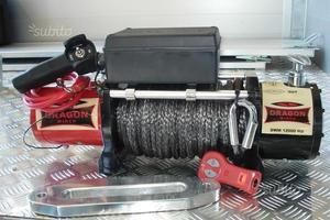 Verricello 12000Lb 12V Dyneema 6,8HP Dragon Winch