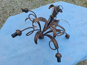 Lampadario color rame