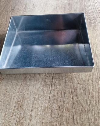 Teglia per torta in alluminio rettangolare modello