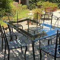 Tavolo in ferro battuto 