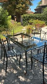 Tavolo in ferro battuto 