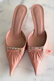 Scarpe sandali sabot a punta HABILLE vintage tg 36