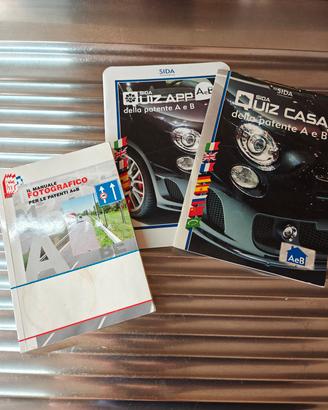 Kit Libri Patente A e B - SIDA (Manuale + Quiz Cas