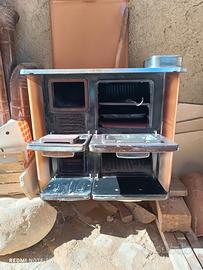 cucina economica con forno  a legna