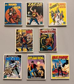 I MITICI NUMERI UNO cofanetto completo  8 fumetti