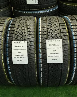 4 GOMME 215 45 18 IMPERIAL INV RIF2535