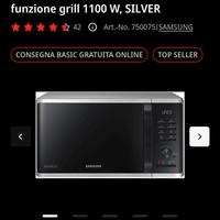 Samsung microonde combinato grill