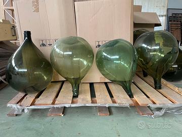 Damigiane in vetro soffiato (primi del '900)