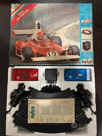 Polistil slot car confezione pista A1 1977