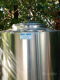 Serbatoio inox 500 litri