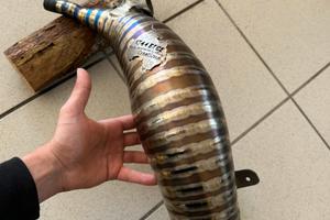 scarico ktm exc sx 125 1744 race creation titanio