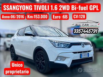 Ssangyong Tivoli 1.6 2WD Bi-fuel GPL Be