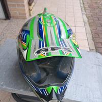 casco da cross in fibra di carbonio taglia 54 XS