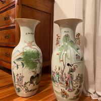 Coppia di vasi cinesi in porcellana