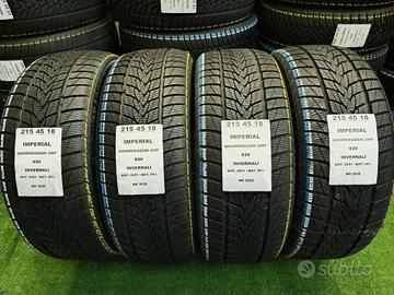 4 GOMME 215 45 18 IMPERIAL INV RIF2535