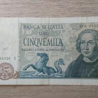 5000 LIRE COLOMBO II TIPO  20/05/1971