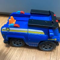 Paw patrol con auto chase
