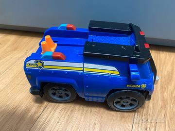 Paw patrol con auto chase