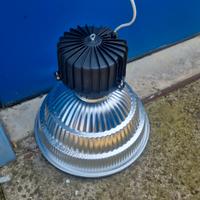 Lampadario/Faro da interno industriale vintage