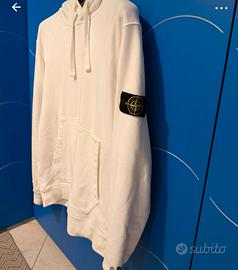 Felpa Stone Island Bianca ORIGINALE