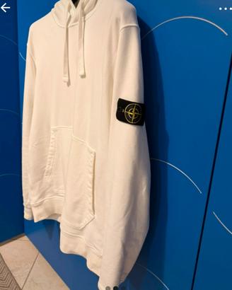 Felpa Stone Island Bianca ORIGINALE