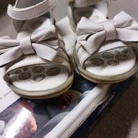 chicco sandali bianchi bambina n.24