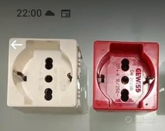 Prese Schuko e bipasso GEWISS 