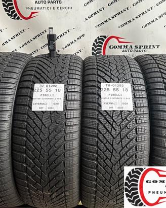 4 PNEUMATICI 225/55 R18 PIRELLI INVERNALI 95%
