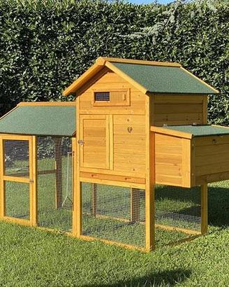 POLLAI IN LEGNO DA GIARDINO PER GALLINE