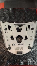 bmw gs 1200 piastra givi per top case