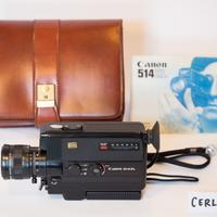 Cinepresa Super 8 Canon 514XL esposimetro testato