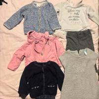 Set abiti neonata 74 cm 9/12 mesi