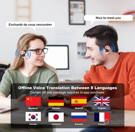 Auricolari TRADUTTORE SIMULTANEA 145 LINGUE