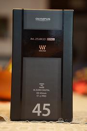 Obiettivo Olympus 45mm f/1.2 PRO