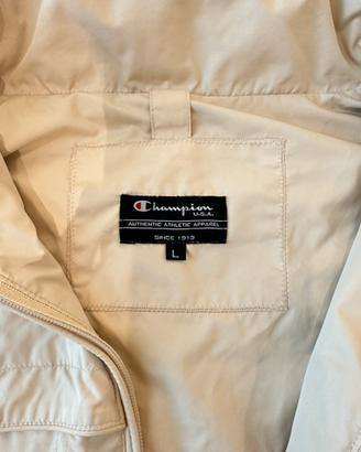 giacca Champion beige con cappuccio
