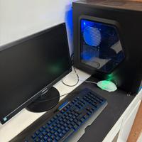 Computer windows 10 pro + tastiera tech + mouse